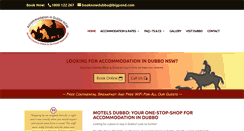 Desktop Screenshot of motelsdubbo.com.au
